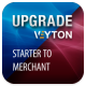Upgrade Starter -> Merchant 