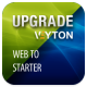 Upgrade Web -> Starter 